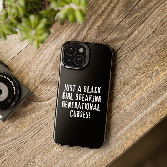 Just a black girl... iPhone 15 Case