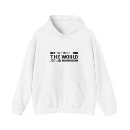 Locs make the world...Unisex Heavy Blend™ Hooded Sweatshirt