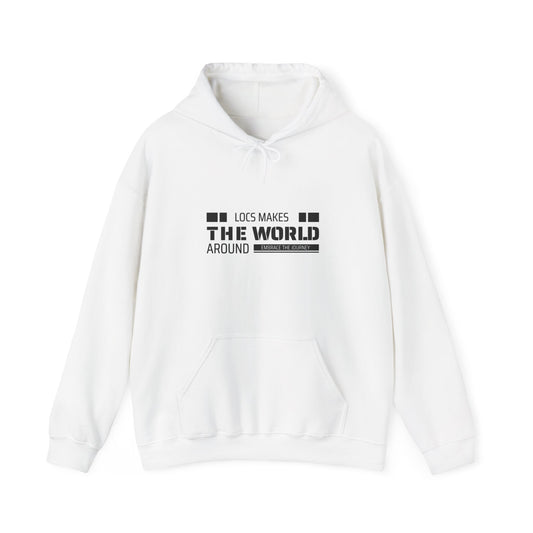 Locs make the world...Unisex Heavy Blend™ Hooded Sweatshirt