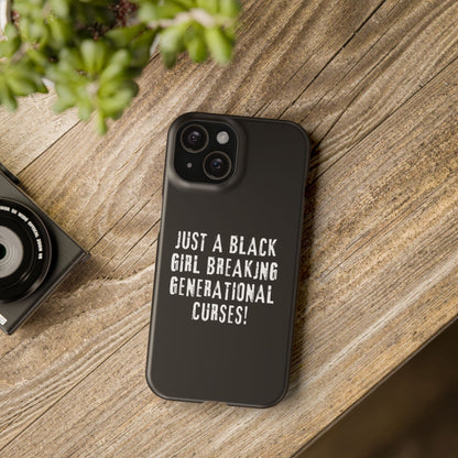 Just a black girl... iPhone 15 Case