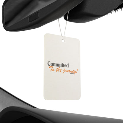 Committed To The Journey  Car Air Freshener