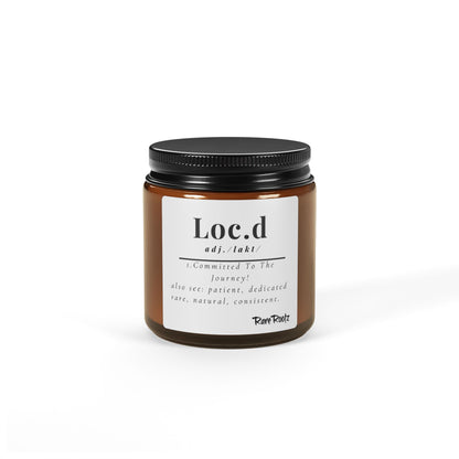 LOC'D Scented Soy Candle (Multi-Size, Amber Jar)