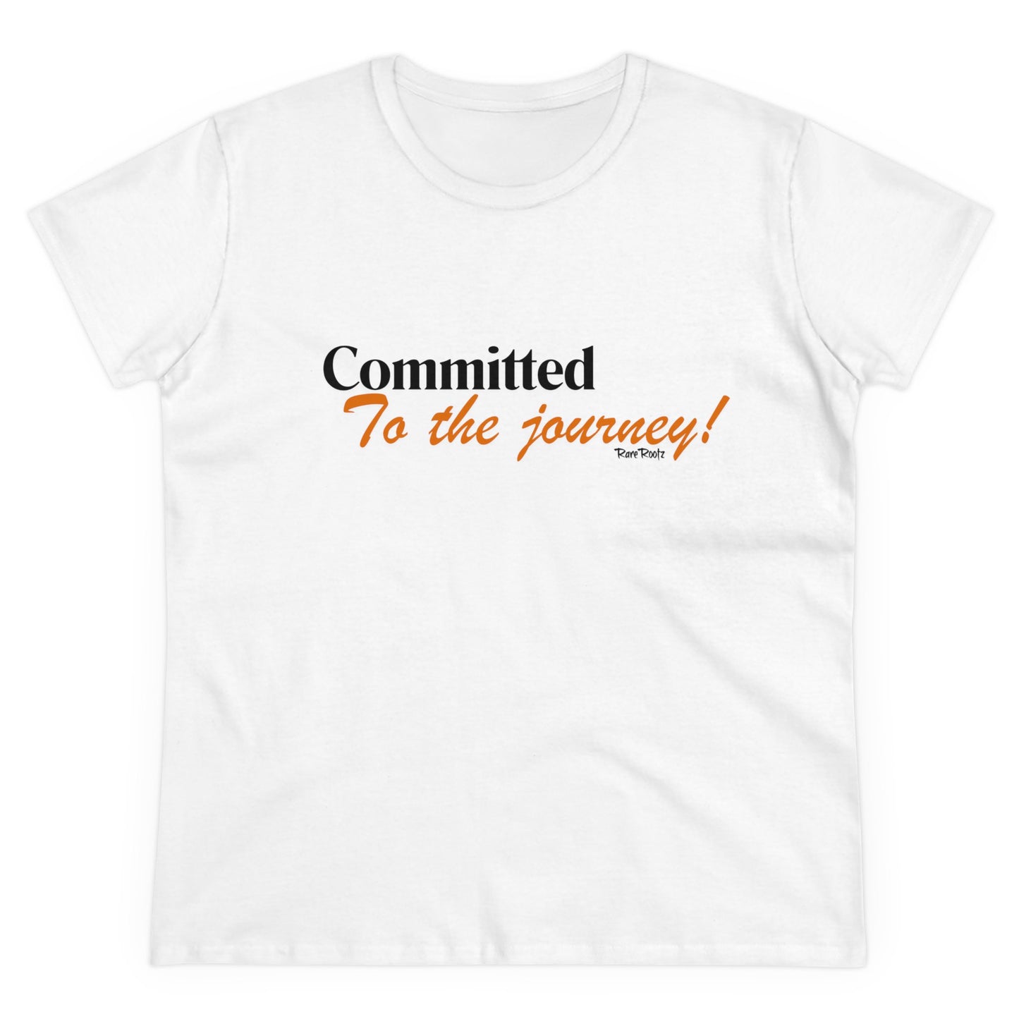 Committed to the journey Women's Cotton Tee