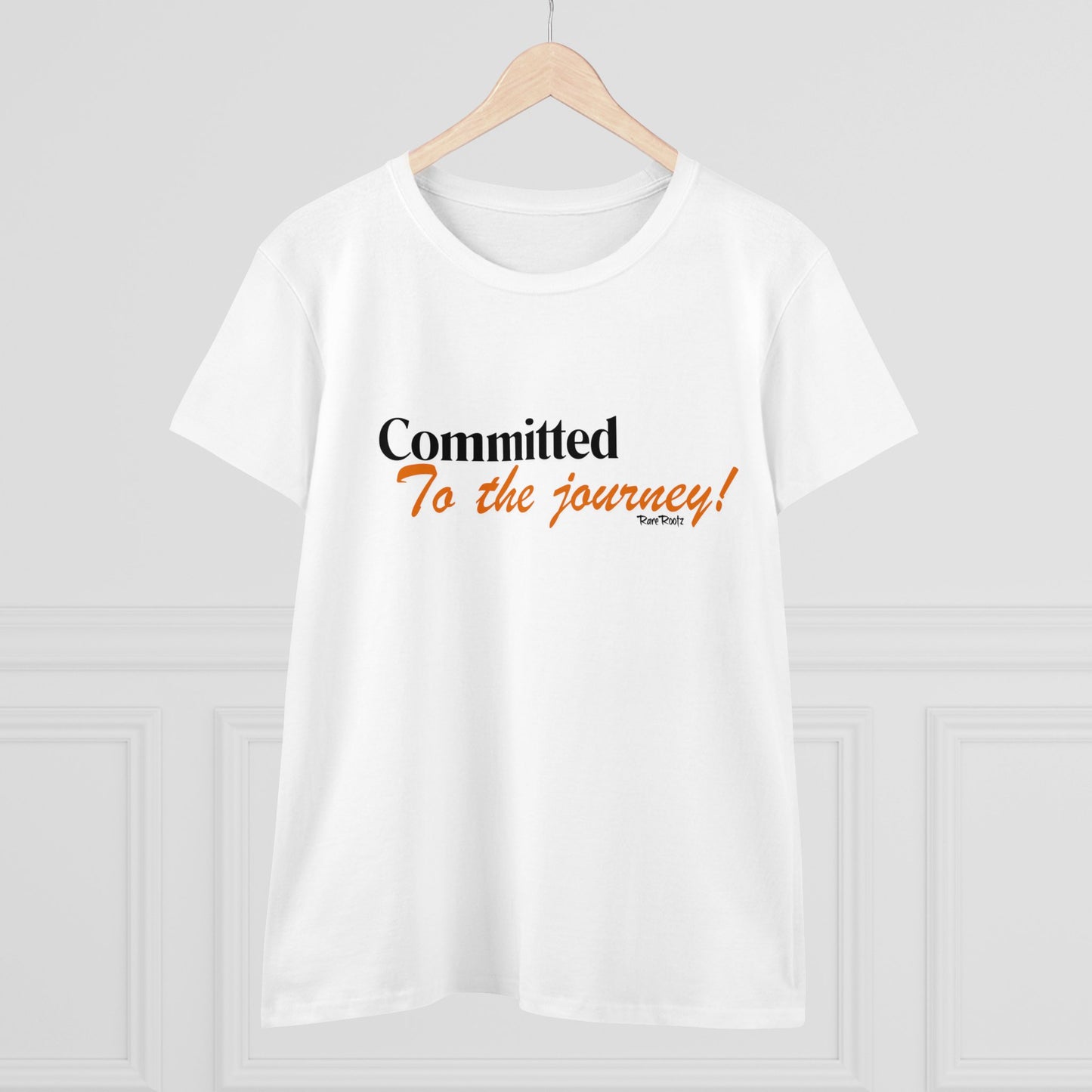 Committed to the journey Women's Cotton Tee