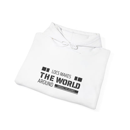 Locs make the world...Unisex Heavy Blend™ Hooded Sweatshirt