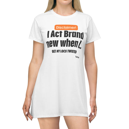 Disclaimer... T-Shirt Dress