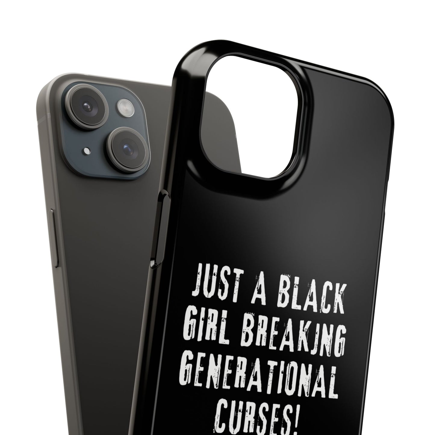 Just a black girl... iPhone 15 Case